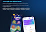 develop a flutter app for android and ios with firebase backend